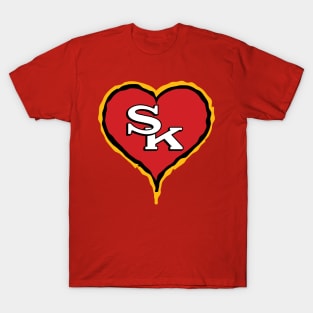 Swift Kelce Chief Heart T-Shirt